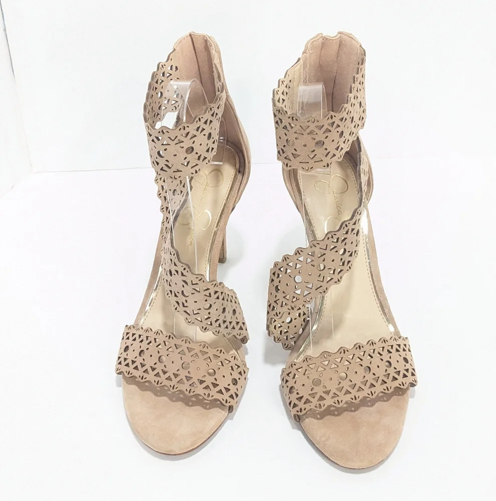 Jessica Simpson Suede Jastia Heels - Picture 6 of 16